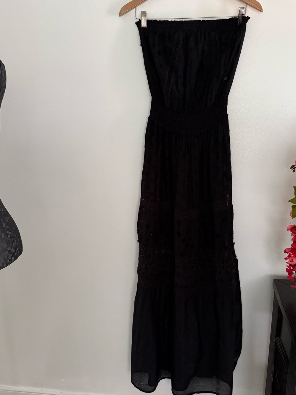 Ramy Brook Cambridge Lace Inset Strapless Dress - Picture 11 of 16
